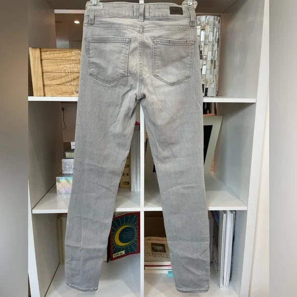 PAIGE Women's Light Gray Skinny Jeans - Picture 2 of 4